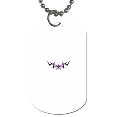 tpurplebutterfly Dog Tag (Two Sides) from ArtsNow.com Front