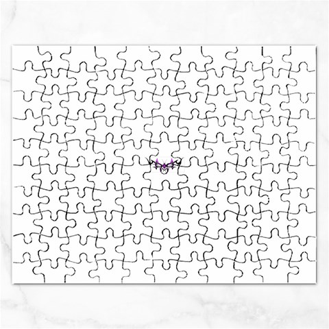 tpurplebutterfly Jigsaw Puzzle (Rectangular) from ArtsNow.com Front