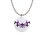 tpurplebutterfly 1  Button Necklace