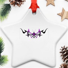 tpurplebutterfly Star Ornament (Two Sides) from ArtsNow.com Front