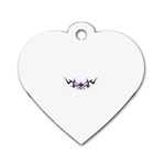 tpurplebutterfly Dog Tag Heart (One Side)