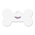 tpurplebutterfly Dog Tag Bone (One Side)