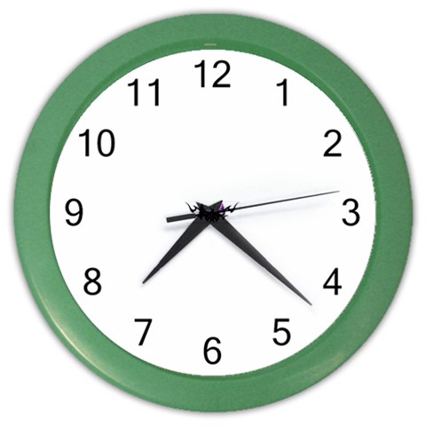 tpurplebutterfly Color Wall Clock from ArtsNow.com Front
