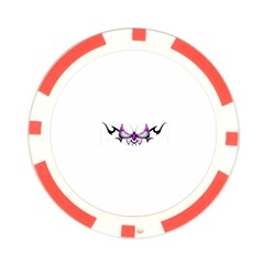 tpurplebutterfly Poker Chip Card Guard from ArtsNow.com Front