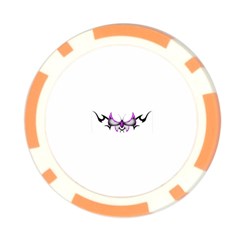 tpurplebutterfly Poker Chip Card Guard from ArtsNow.com Front