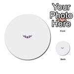 tpurplebutterfly Multi-purpose Cards (Round)