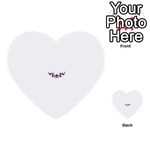 tpurplebutterfly Multi-purpose Cards (Heart)