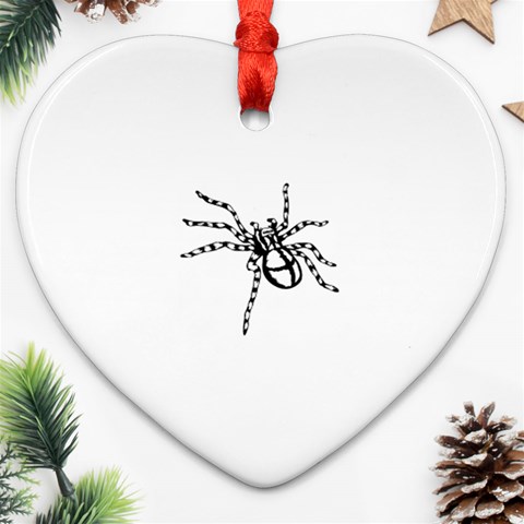 spider15336 Ornament (Heart) from ArtsNow.com Front
