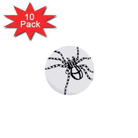 spider15336 1  Mini Button (10 pack)  from ArtsNow.com Front