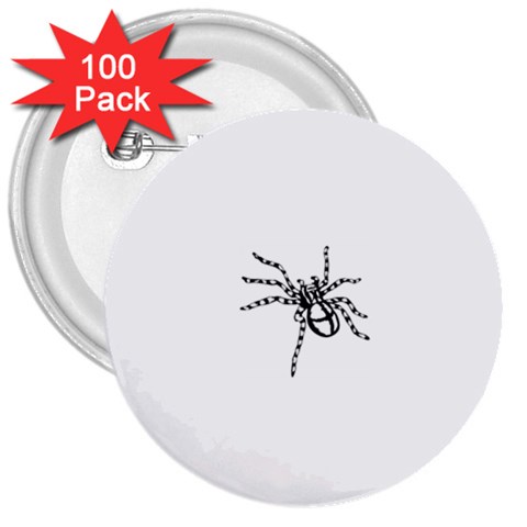 spider15336 3  Button (100 pack) from ArtsNow.com Front