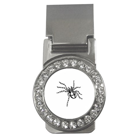 spider15336 Money Clip (CZ) from ArtsNow.com Front