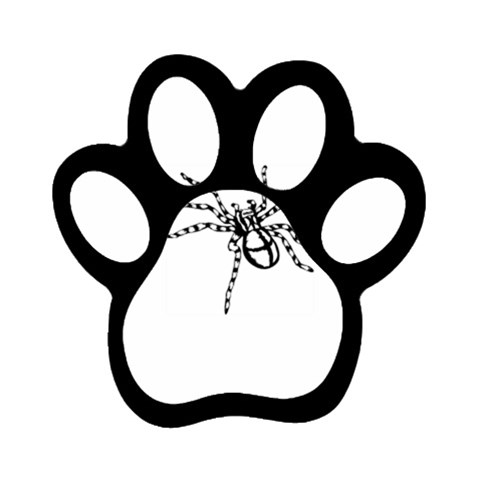 spider15336 Magnet (Paw Print) from ArtsNow.com Front