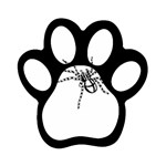 spider15336 Magnet (Paw Print)