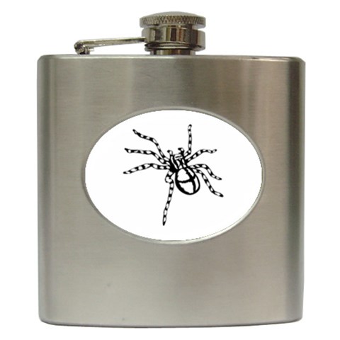 spider15336 Hip Flask (6 oz) from ArtsNow.com Front