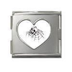 spider18401 Mega Link Heart Italian Charm (18mm)