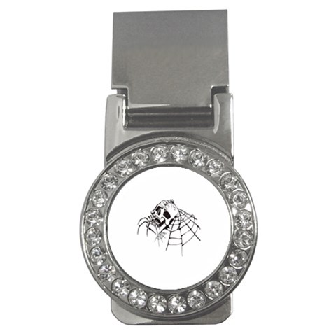 spider18401 Money Clip (CZ) from ArtsNow.com Front