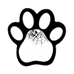 spider18401 Magnet (Paw Print)