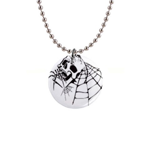 spider18401 1  Button Necklace from ArtsNow.com Front
