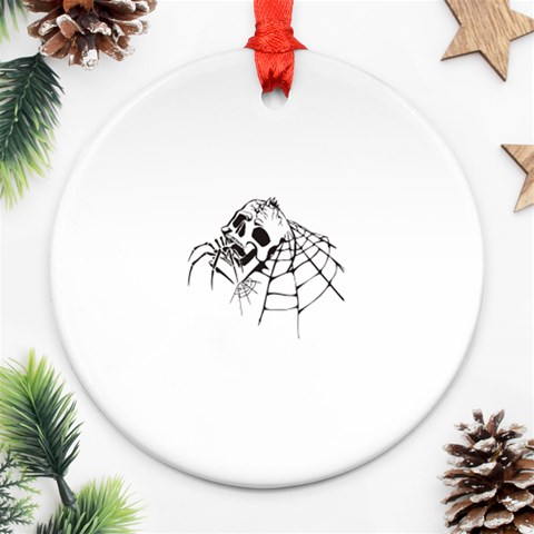spider18401 Round Ornament (Two Sides) from ArtsNow.com Front