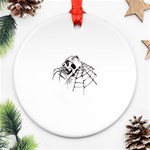 spider18401 Round Ornament (Two Sides)