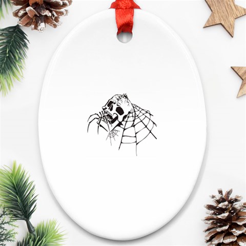 spider18401 Oval Ornament (Two Sides) from ArtsNow.com Front