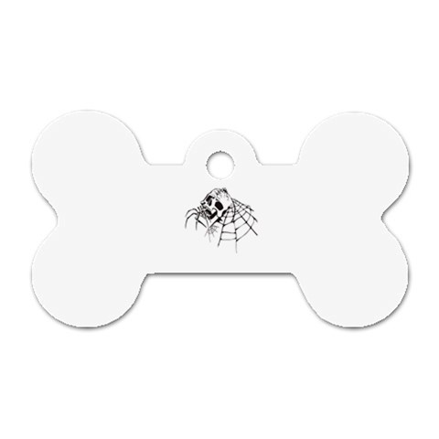 spider18401 Dog Tag Bone (One Side) from ArtsNow.com Front