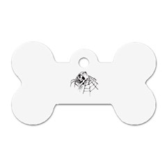 spider18401 Dog Tag Bone (Two Sides) from ArtsNow.com Front