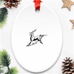 deer15749 Ornament (Oval)