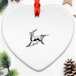 deer15749 Ornament (Heart)