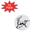deer15749 1  Mini Button (10 pack) 