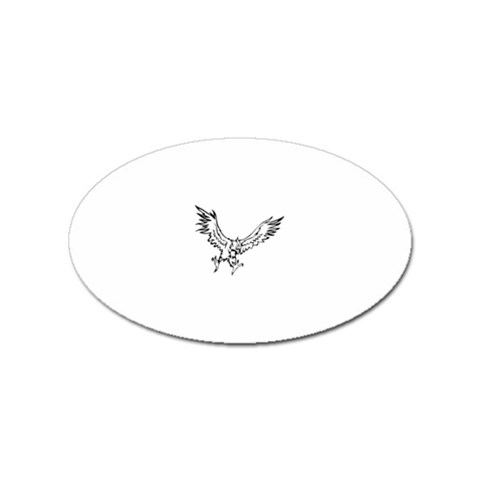 eagle15764 Sticker (Oval) from ArtsNow.com Front