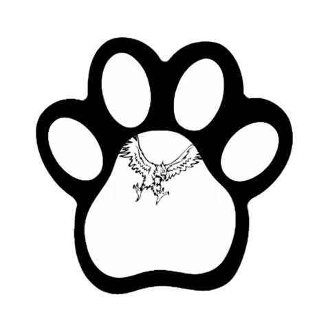 eagle15764 Magnet (Paw Print) from ArtsNow.com Front