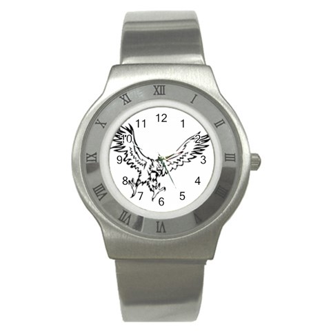 eagle15764 Stainless Steel Watch from ArtsNow.com Front