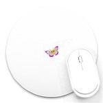 fbutterfly2 Round Mousepad