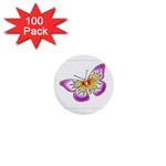 fbutterfly2 1  Mini Button (100 pack) 