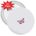 fbutterfly2 3  Button (10 pack)