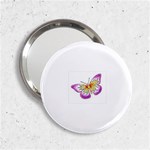 fbutterfly2 2.25  Handbag Mirror