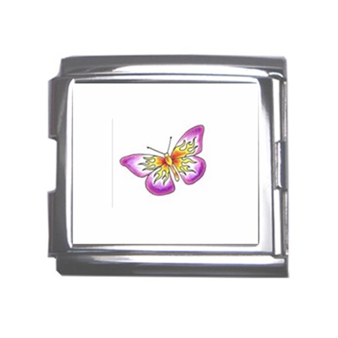 fbutterfly2 Mega Link Italian Charm (18mm) from ArtsNow.com Front