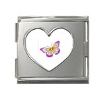 fbutterfly2 Mega Link Heart Italian Charm (18mm)