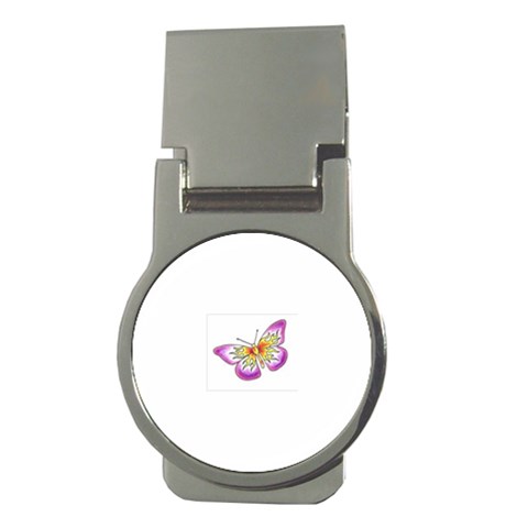 fbutterfly2 Money Clip (Round) from ArtsNow.com Front