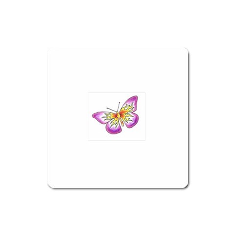 fbutterfly2 Magnet (Square) from ArtsNow.com Front