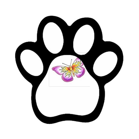 fbutterfly2 Magnet (Paw Print) from ArtsNow.com Front