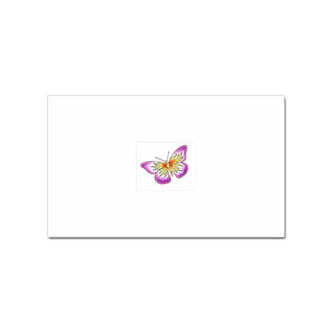 fbutterfly2 Sticker Rectangular (100 pack) from ArtsNow.com Front