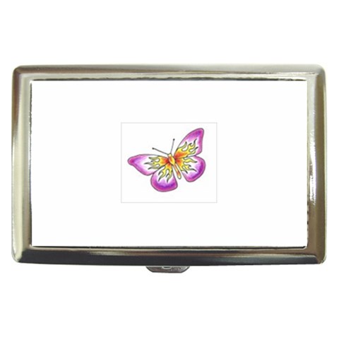 fbutterfly2 Cigarette Money Case from ArtsNow.com Front