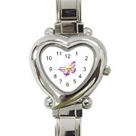 fbutterfly2 Heart Italian Charm Watch