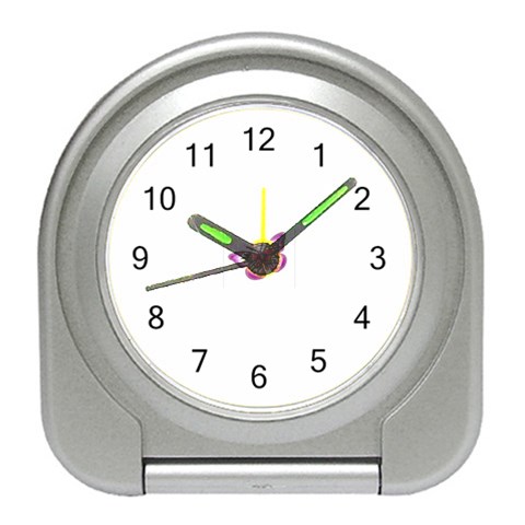 fbutterfly2 Travel Alarm Clock from ArtsNow.com Front