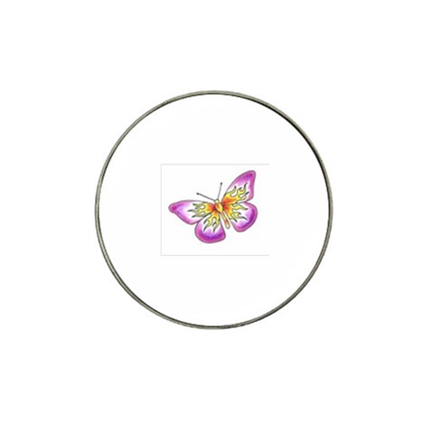 fbutterfly2 Hat Clip Ball Marker (4 pack) from ArtsNow.com Front