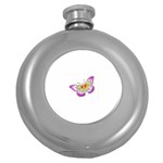 fbutterfly2 Hip Flask (5 oz)