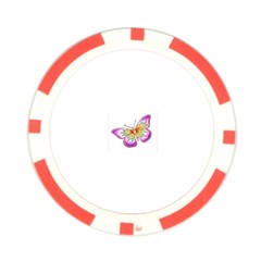 fbutterfly2 Poker Chip Card Guard from ArtsNow.com Front