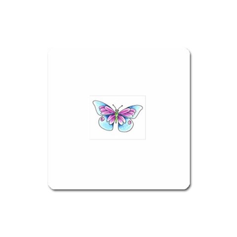 fbutterfly3 Magnet (Square) from ArtsNow.com Front